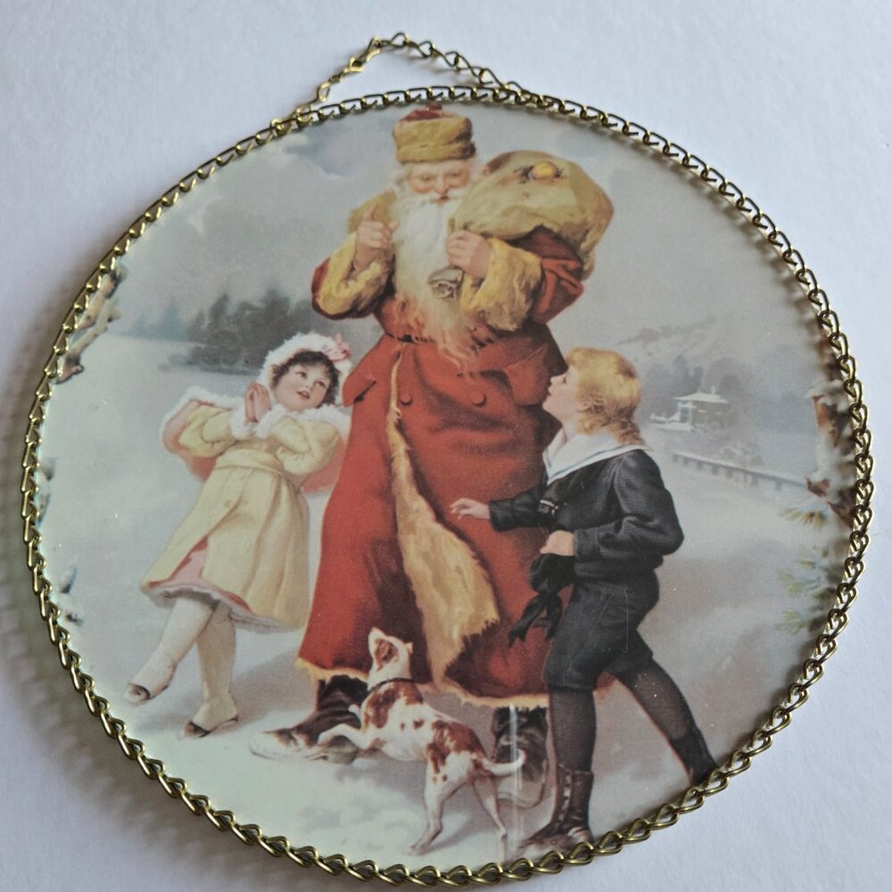 Victorian Christmas Vintage Syle Flue Cover